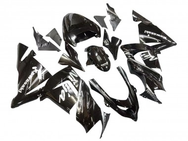 2004-2005 Kawasaki ZX10R Motorcycle Fairings - Glossy Black Ninja Canada