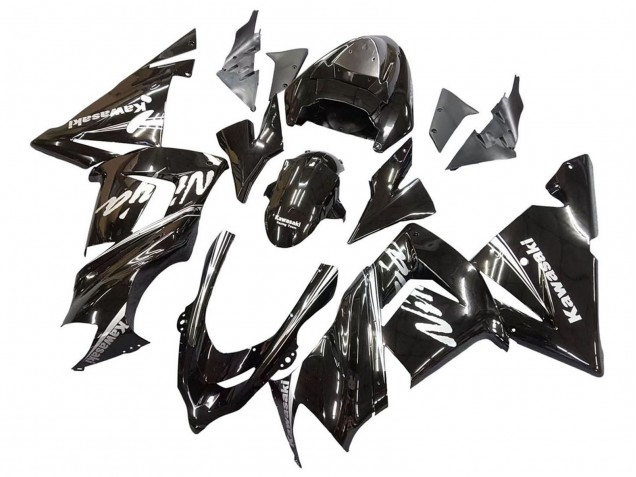 2004-2005 Kawasaki ZX10R Motorcycle Fairings - Glossy Black Ninja Canada