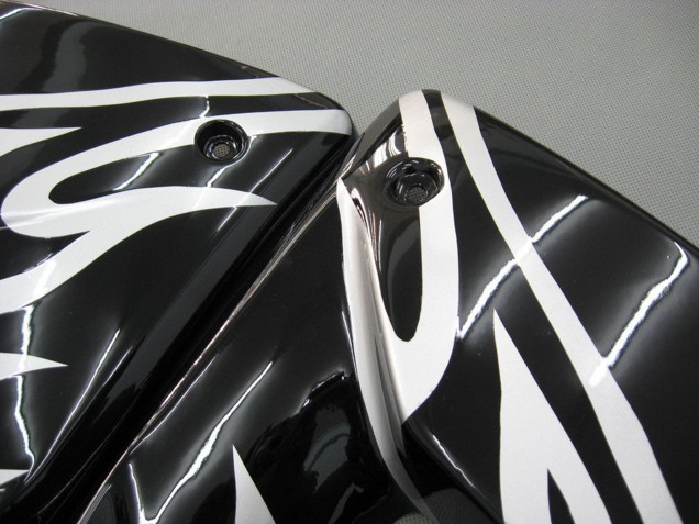 2004-2005 Kawasaki ZX10R Motorcycle Fairings - Black White Canada