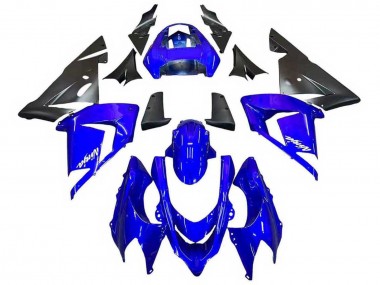 2004-2005 Kawasaki ZX10R Motorcycle Fairings - Blue Black Ninja Canada