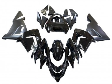 2004-2005 Kawasaki ZX10R Motorcycle Fairings - Glossy Matte Black Ninja Canada