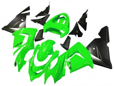 2004-2005 Kawasaki ZX10R Motorcycle Fairings - Green Black Ninja Canada