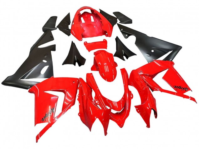 2004-2005 Kawasaki ZX10R Motorcycle Fairings - Red Black Ninja Canada
