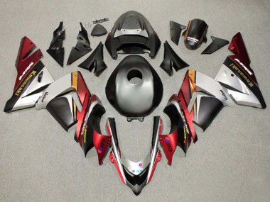 2004-2005 Kawasaki ZX10R Motorcycle Fairings - Black Silver Red Orange Canada