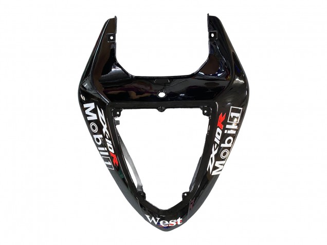 2006-2007 Kawasaki ZX10R Motorcycle Fairings - Glossy Black White West Canada