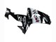 2006-2007 Kawasaki ZX10R Motorcycle Fairings - Glossy Black White West Canada