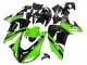 2006-2007 Kawasaki ZX10R Motorcycle Fairings - Green Black Elf Touch4 3M Canada