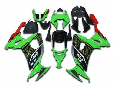 2006-2007 Kawasaki ZX10R Motorcycle Fairings - Green Red Black Canada