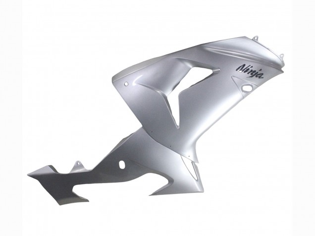 2006-2007 Kawasaki ZX10R Motorcycle Fairings - Silver Black Ninja Canada