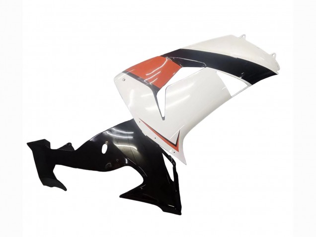 2006-2007 Kawasaki ZX10R Motorcycle Fairings - White Orange Black Canada