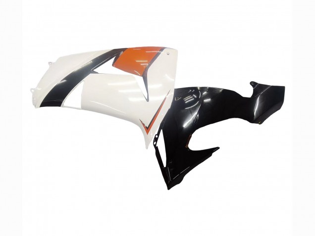 2006-2007 Kawasaki ZX10R Motorcycle Fairings - White Orange Black Canada