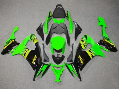 2008-2010 Kawasaki ZX10R Motorcycle Fairings - Green Glossy Black Yellow Canada