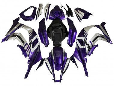 2008-2010 Kawasaki ZX10R Motorcycle Fairings - Purple Silver Black Canada