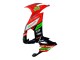 2008-2010 Kawasaki ZX10R Motorcycle Fairings - Red Green Black Canada