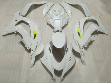 2016-2020 Kawasaki ZX10R Motorcycle Fairings - White Neon Yellow Canada