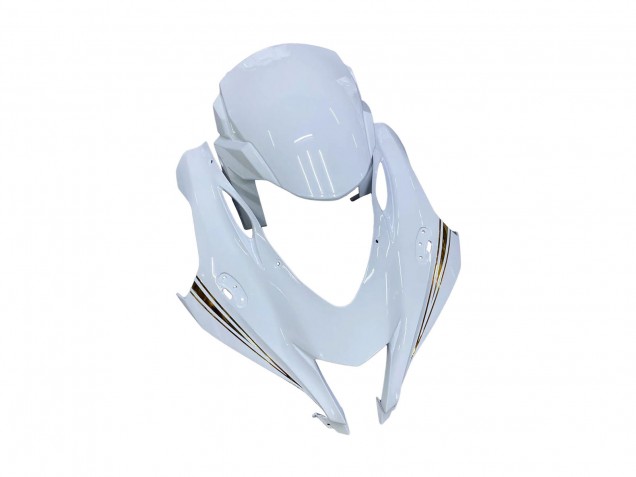 2016-2020 Kawasaki ZX10R Motorcycle Fairings - White Gold Black Canada