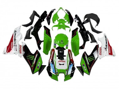 2021-2025 Kawasaki ZX10R Motorcycle Fairings - Green Black White Red Blue Showr Elf Monster Canada
