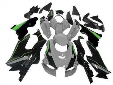 2021-2025 Kawasaki ZX10R Motorcycle Fairing - Grey Green Black Canada