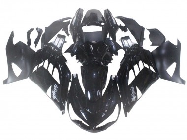 2012-2024 Kawasaki ZX14R ZZR1400 Motorcycle Fairing - Glossy Black Matte Black White Ninja Canada