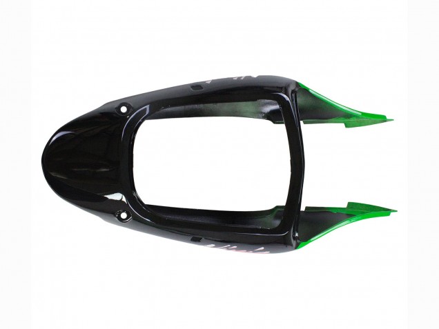 1998-1999 Kawasaki ZX6R Motorcycle Fairings - Green White Glossy Black Canada