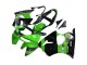 1998-1999 Kawasaki ZX6R Motorcycle Fairings - Green Glossy Black Elf Bridgestone Canada