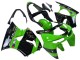 1998-1999 Kawasaki ZX6R Motorcycle Fairings - Green Glossy Black Elf Bridgestone Canada