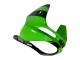 1998-1999 Kawasaki ZX6R Motorcycle Fairings - Green Glossy Black Elf Bridgestone Canada