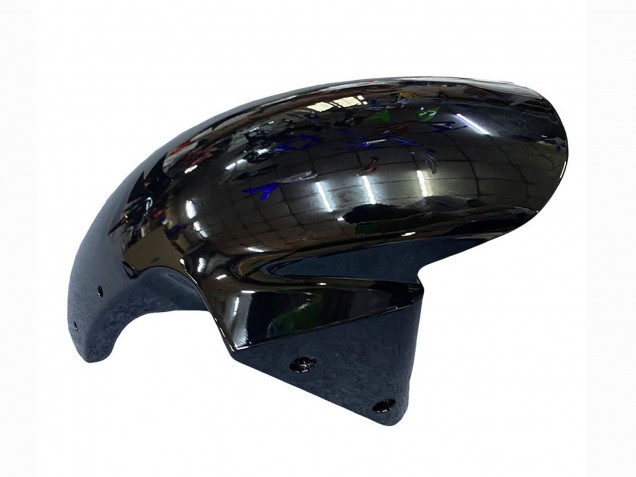 2003-2004 Kawasaki ZX6R Motorcycle Fairings - Glossy Black Green Flame Canada