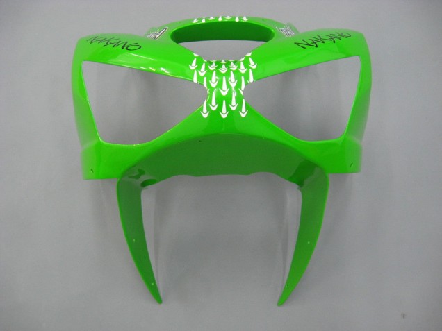 2003-2004 Kawasaki ZX6R Motorcycle Fairings - Green White Black Elf Bridgestone Canada