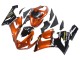 2005-2006 Kawasaki ZX6R Motorcycle Fairing - Orange Black Canada