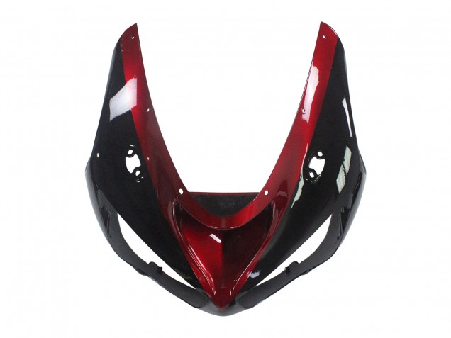 2005-2006 Kawasaki ZX6R Motorcycle Fairing - Red Glossy Black Canada