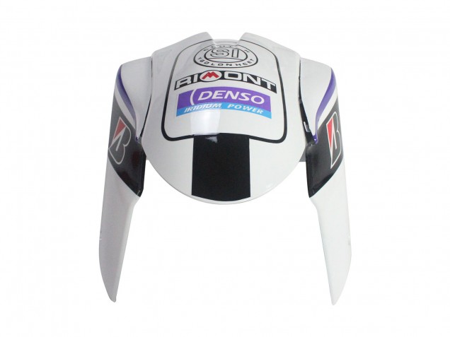 2005-2006 Kawasaki ZX6R Motorcycle Fairings - White Purple Black Rizoma Playboy DENSO Canada