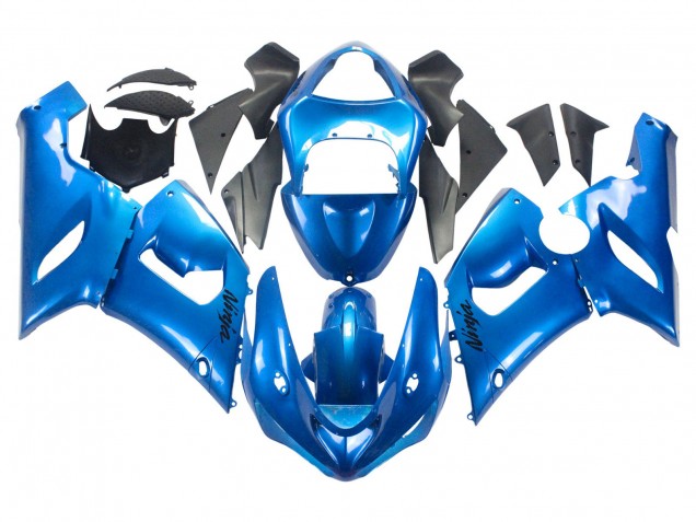 2005-2006 Kawasaki ZX6R Motorcycle Fairings - Glossy Blue Canada