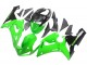 2005-2006 Kawasaki ZX6R Motorcycle Fairings - Green Black Ninja Canada