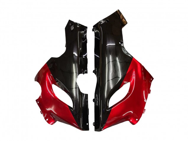 2005-2006 Kawasaki ZX6R Motorcycle Fairings - Red Black Canada