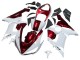 2005-2006 Kawasaki ZX6R Motorcycle Fairings - White Red Canada