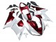 2005-2006 Kawasaki ZX6R Motorcycle Fairings - White Red Canada