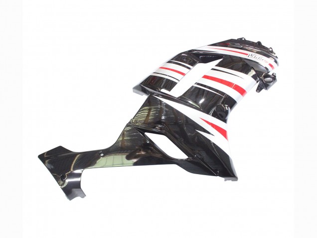 2007-2008 Kawasaki ZX6R Motorcycle Fairings - Black Silver Red Ninja Canada