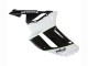 2007-2008 Kawasaki ZX6R Motorcycle Fairings - Black White Ninja Canada