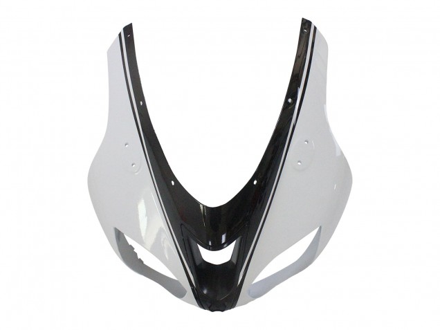2007-2008 Kawasaki ZX6R Motorcycle Fairing - White Black Canada