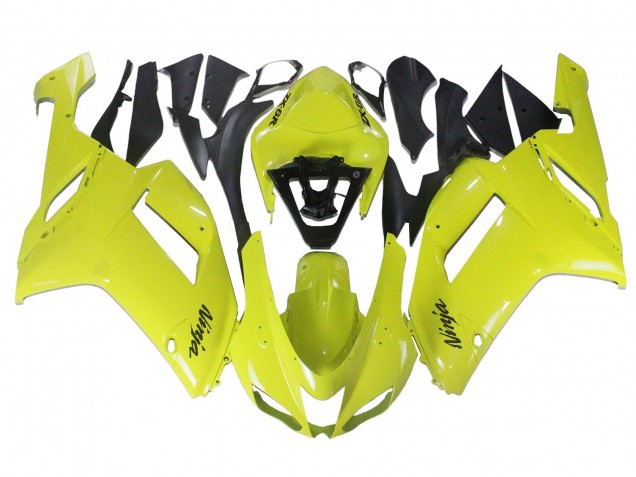 2007-2008 Kawasaki ZX6R Motorcycle Fairings - Yellow Ninja Canada