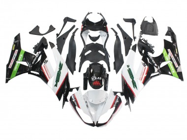 2009-2012 Kawasaki ZX6R Motorcycle Fairings - White Red Black Green Canada