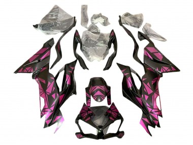 2019-2022 Kawasaki ZX6R Motorcycle Fairings - Purple Black Canada