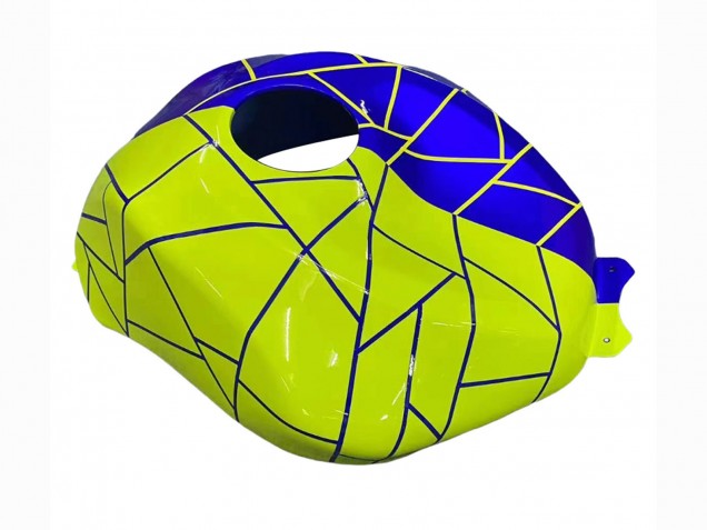 2019-2022 Kawasaki ZX6R Motorcycle Fairings - Blue Yellow Canada