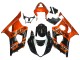 2003-2004 Suzuki GSXR 1000 Motorcycle Fairing - Burnt Orange Glossy Black Canada