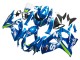 2009-2016 Suzuki GSXR 1000 Motorcycle Fairings - Light Blue Green Motul 29 Ecstar Canada