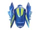 2009-2016 Suzuki GSXR 1000 Motorcycle Fairings - Light Blue Green Red Motul Canada