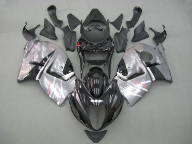 1996-2007 Suzuki GSXR 1300 Hayabusa Motorcycle Fairings - Grey Black Hayabusa Canada