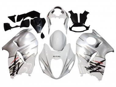 1996-2007 Suzuki GSXR 1300 Hayabusa Motorcycle Fairings - White Silver Hayabusa Canada