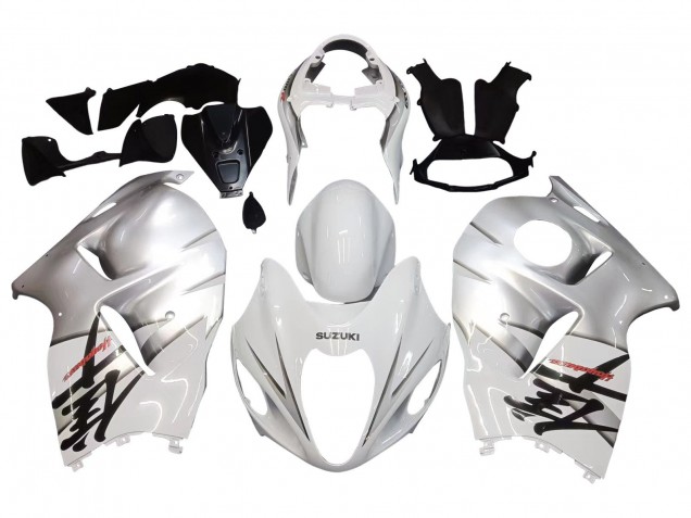 1996-2007 Suzuki GSXR 1300 Hayabusa Motorcycle Fairings - White Silver Hayabusa Canada